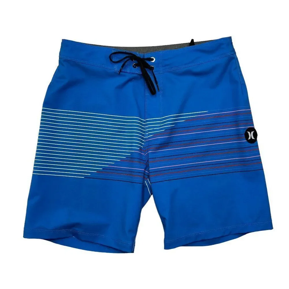 Hurley Boardshorts Men's 29 Blue Summer Beach Pool Surf Performance‎ Swim Trunks